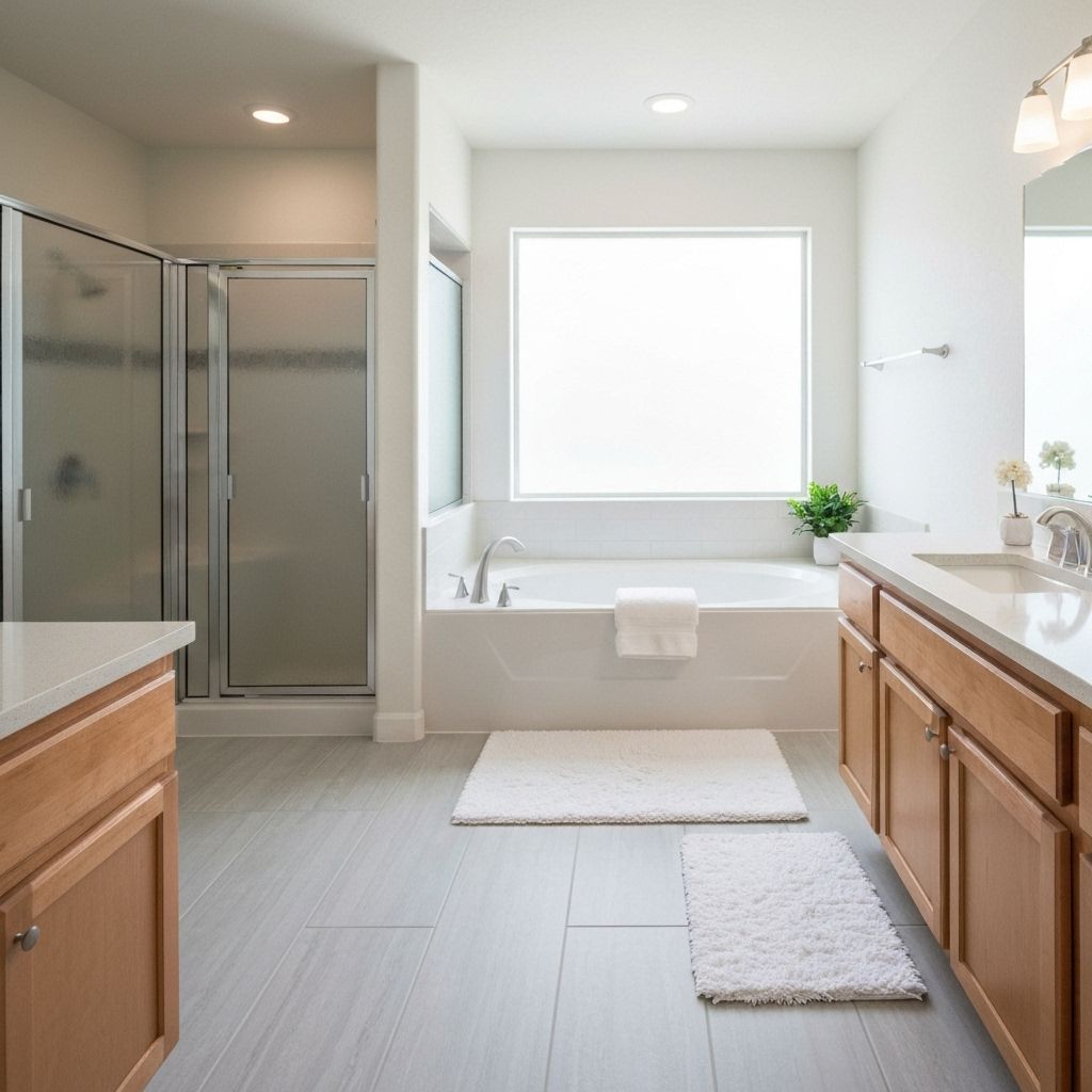 Clean bathroom