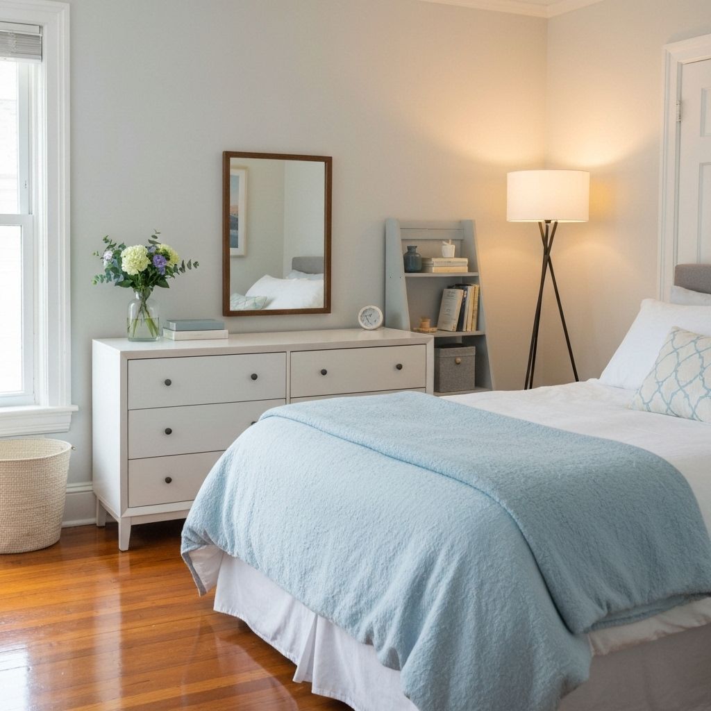 Organized bedroom