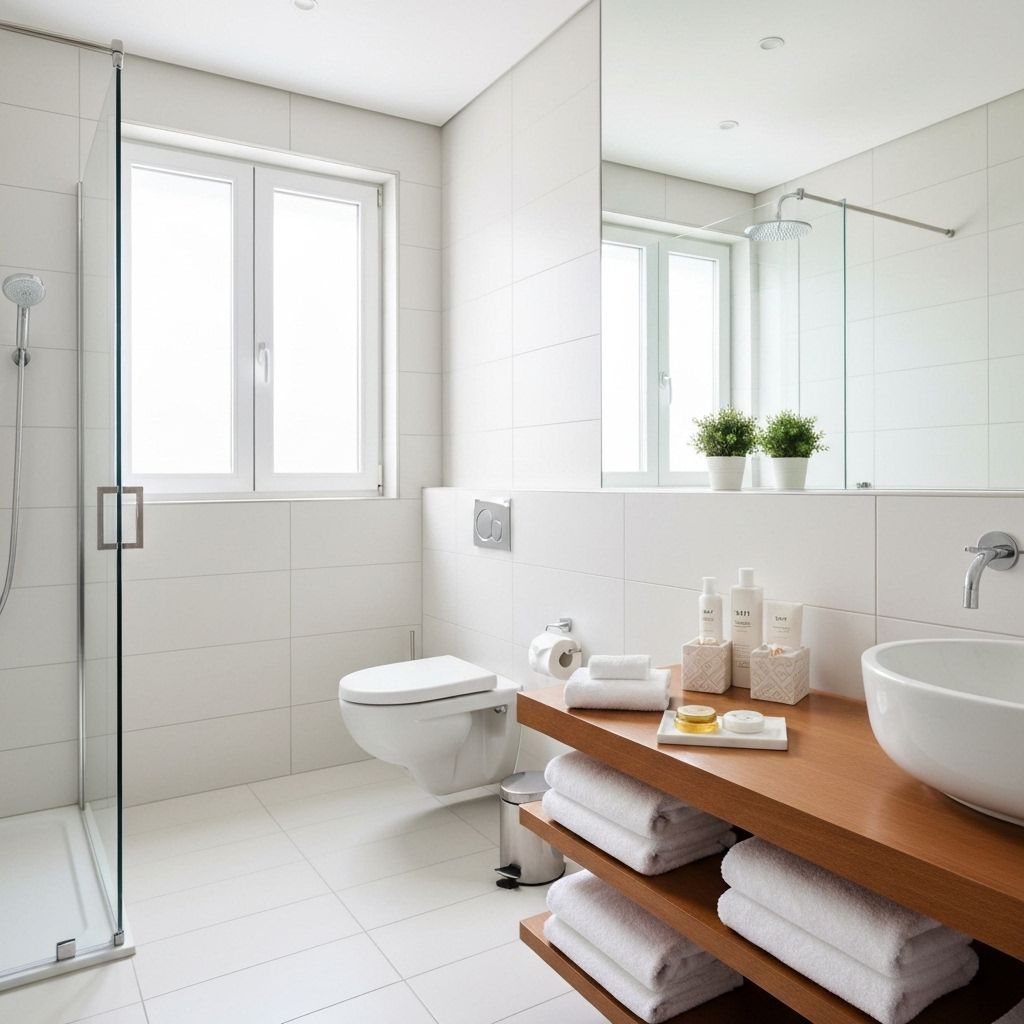 Professional cleaning result - Bricktown Loft Bathroom